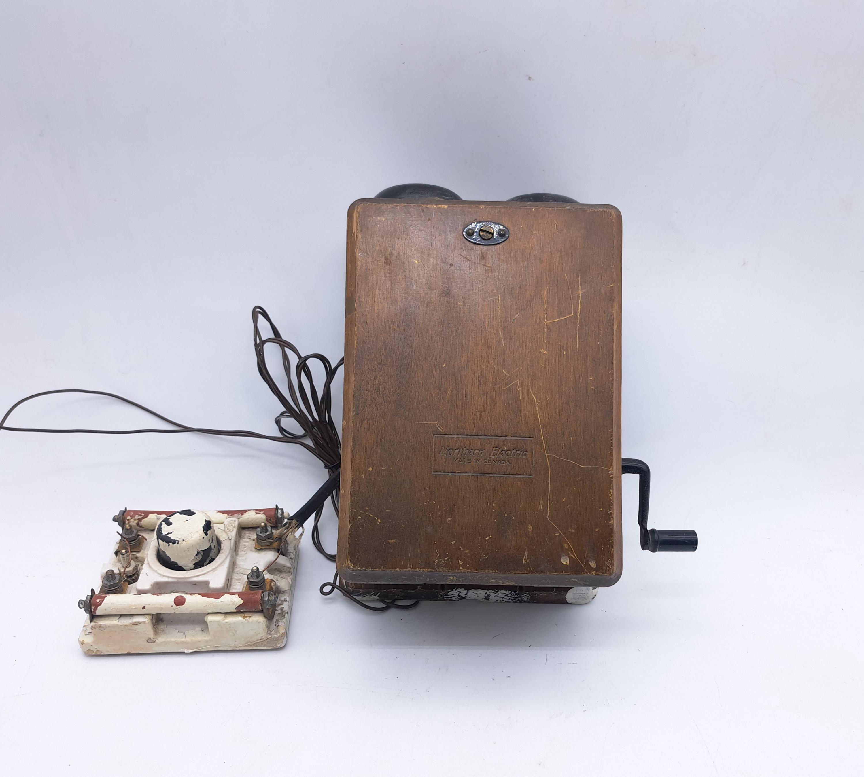 Vintage Wooden Telephone Ringer Box N515H - Etsy