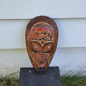 Vintage Indonesian Wall Mask