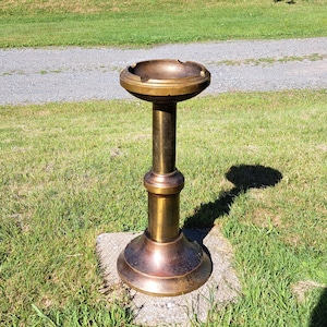 Solid Brass Ashtray Stand