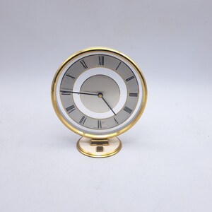 General Electric Brass Clock Made in Germany -Working