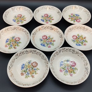 8 Place Dinner Set of Petit Point British Empire Ware by - Etsy