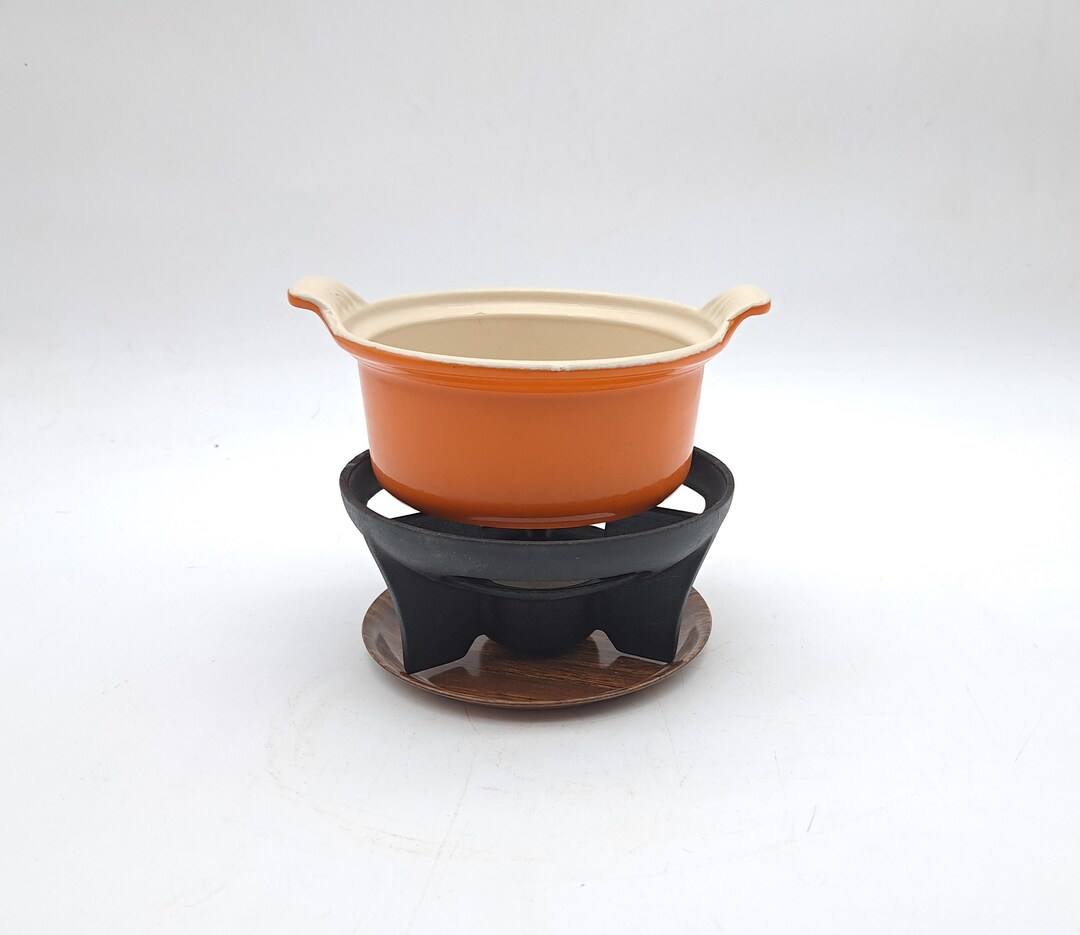 Le Creuset Chocolate Fondue Set New in Box Etsy