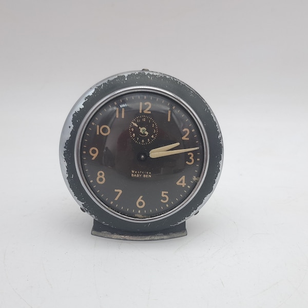Vintage Westclox Baby Ben Mechanical Alarm Clock -Style 6
