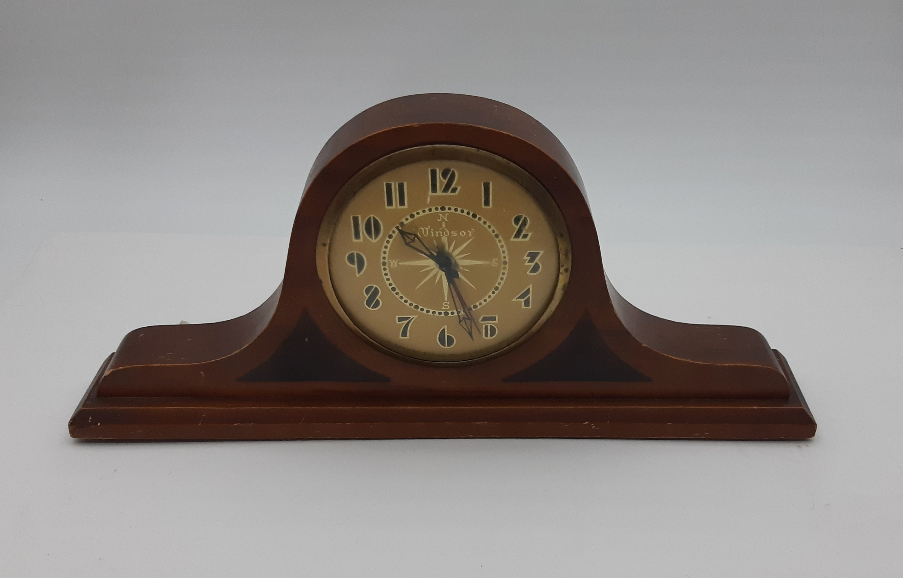 Home Décor Vintage Windsor Wood Shelf Clock by Smiths of England Home