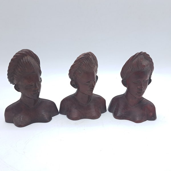 Balinese Rosewood Woman Carvings