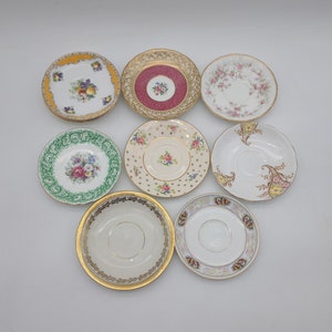 Replacement Saucers, Orphan Saucers: Grosvenor, Alka, Paragon, Colclough, Atlas, Aynsley, H&K Tunstall