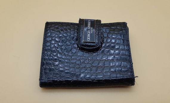 Emporio Armani Green Leather Unisex Ziparound Wallet Y3H010 YC87B | eBay