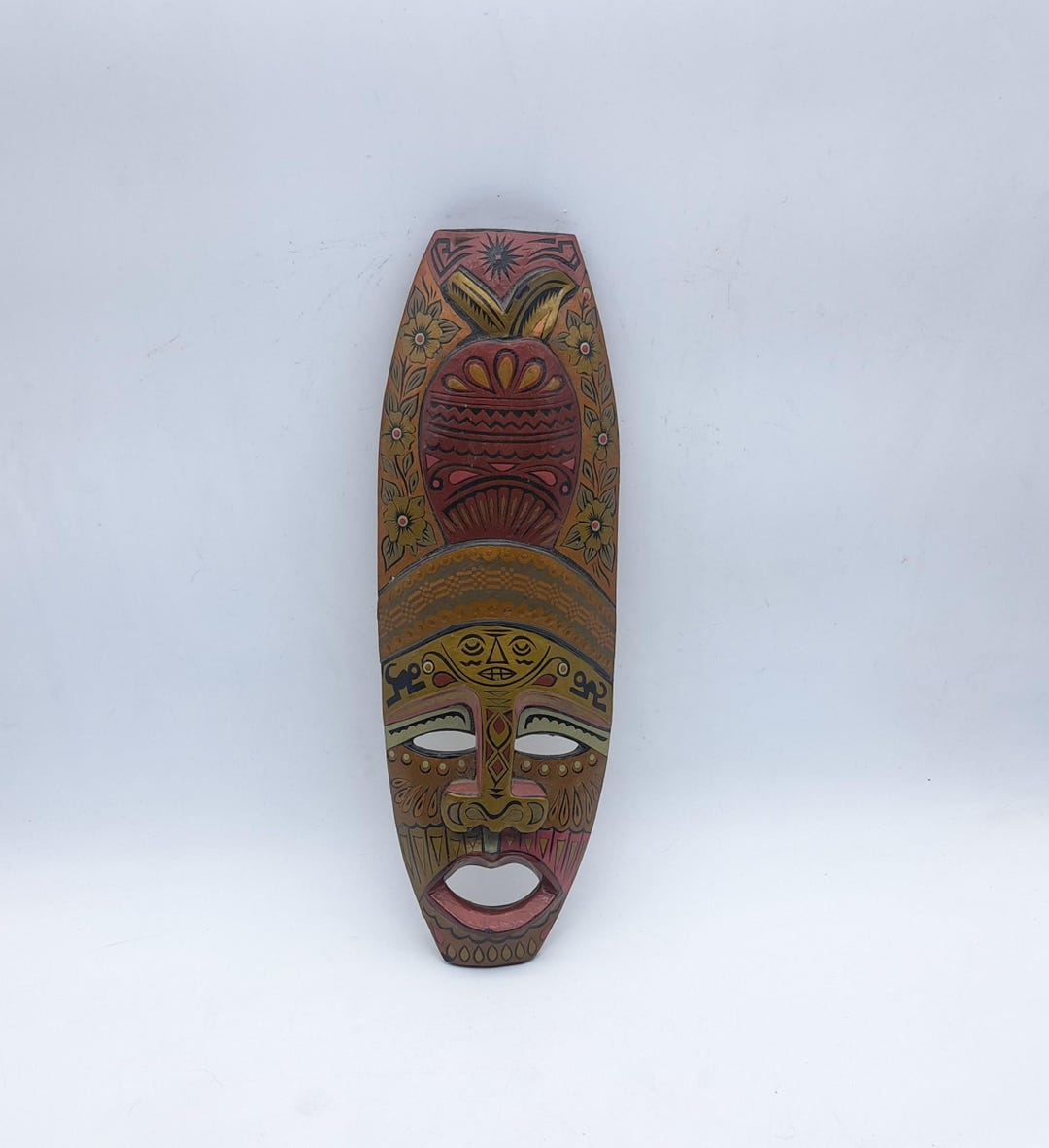 Wooden Colombian Mask San Andres - Etsy