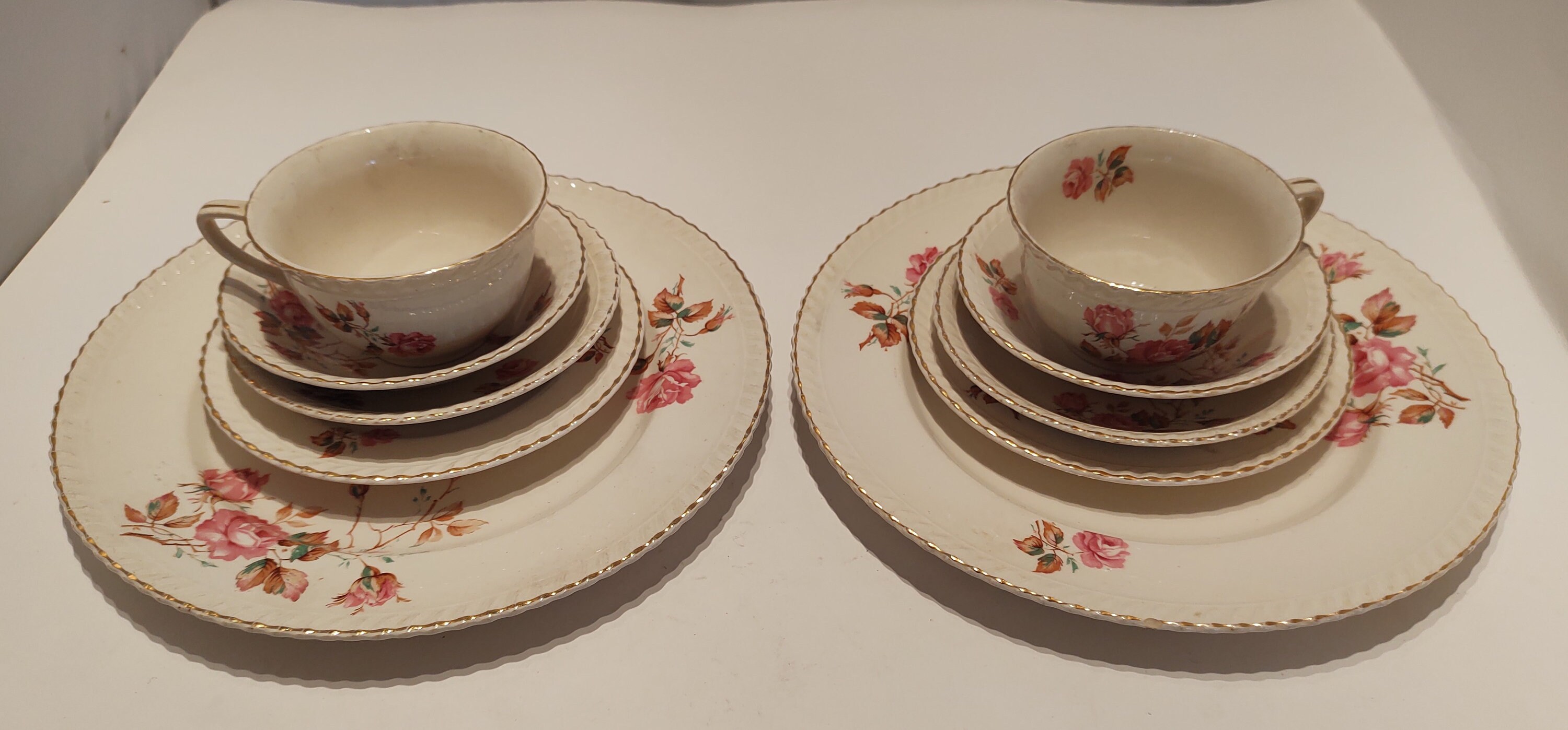 Johnson Brothers Old English 2 Person Tea/Dinner Set Etsy