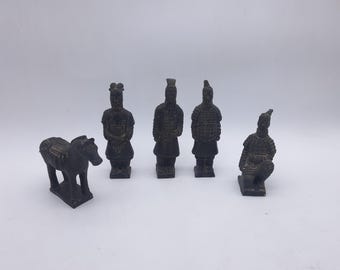 兵馬俑5体セット - 秦始皇帝陵 - Etsy 日本
