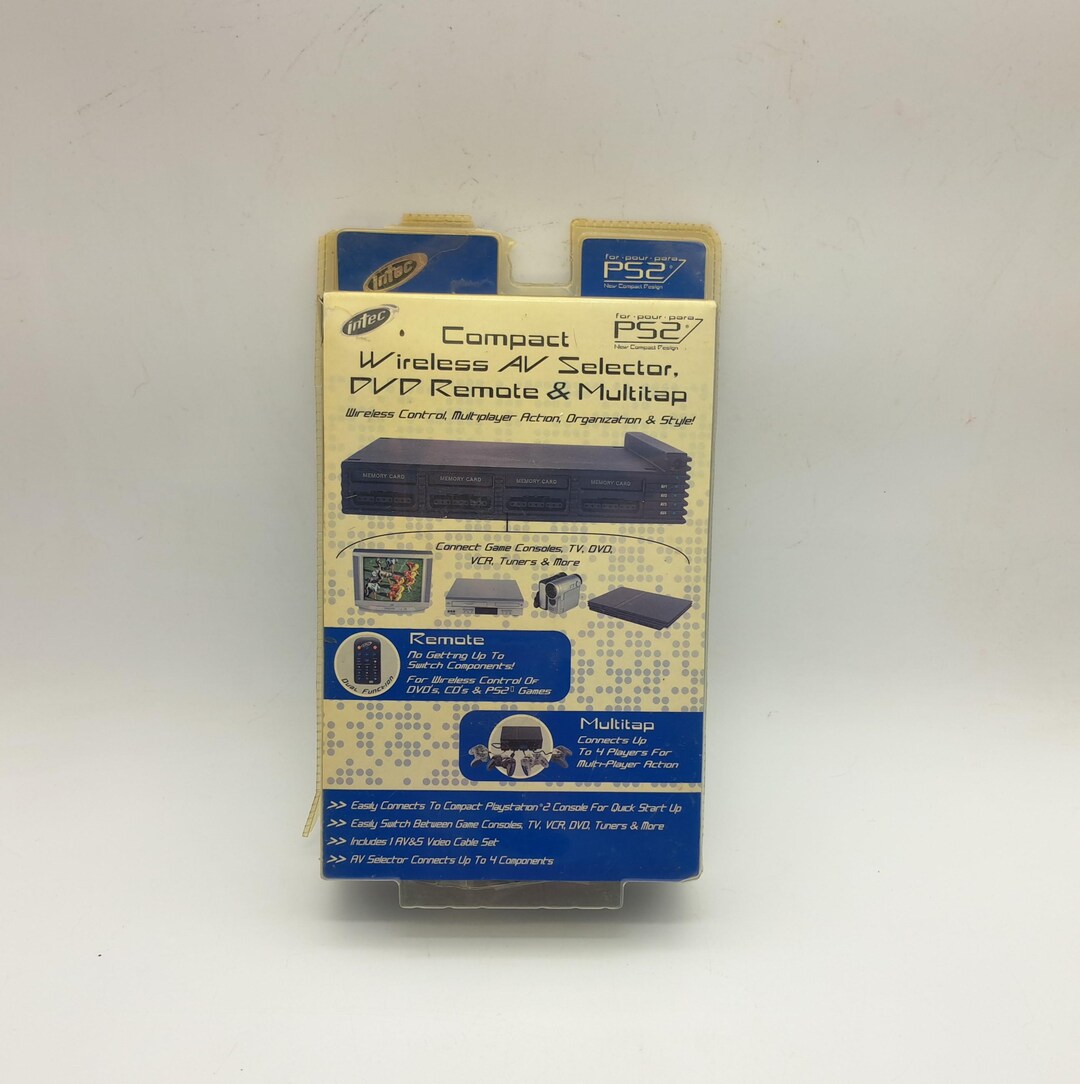 Intec Compact Wireless AV Selector DVD Remote & Multiap Unopened - Etsy