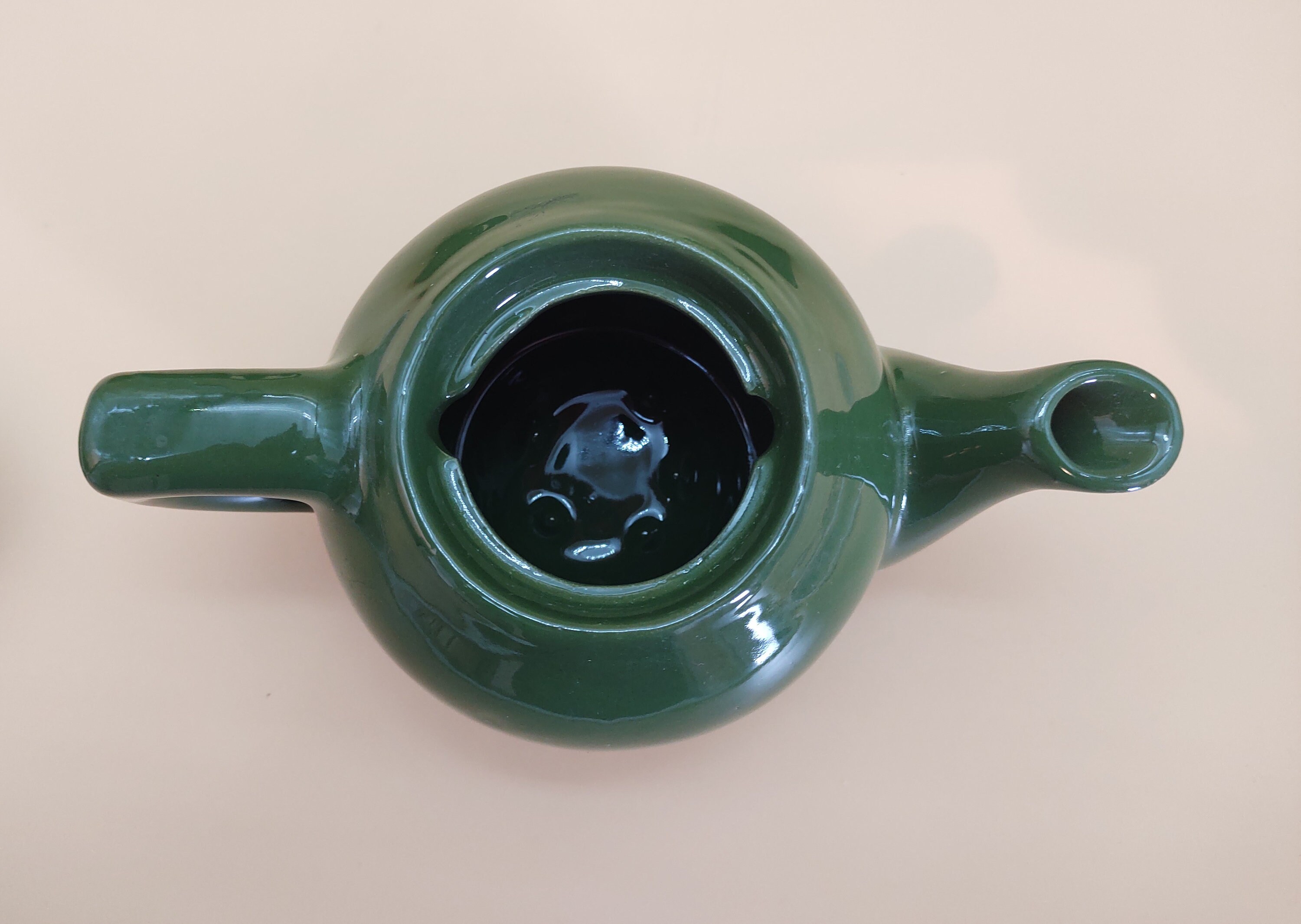 Vintage Unused Green Ceramic Teapot by Beauce Etsy