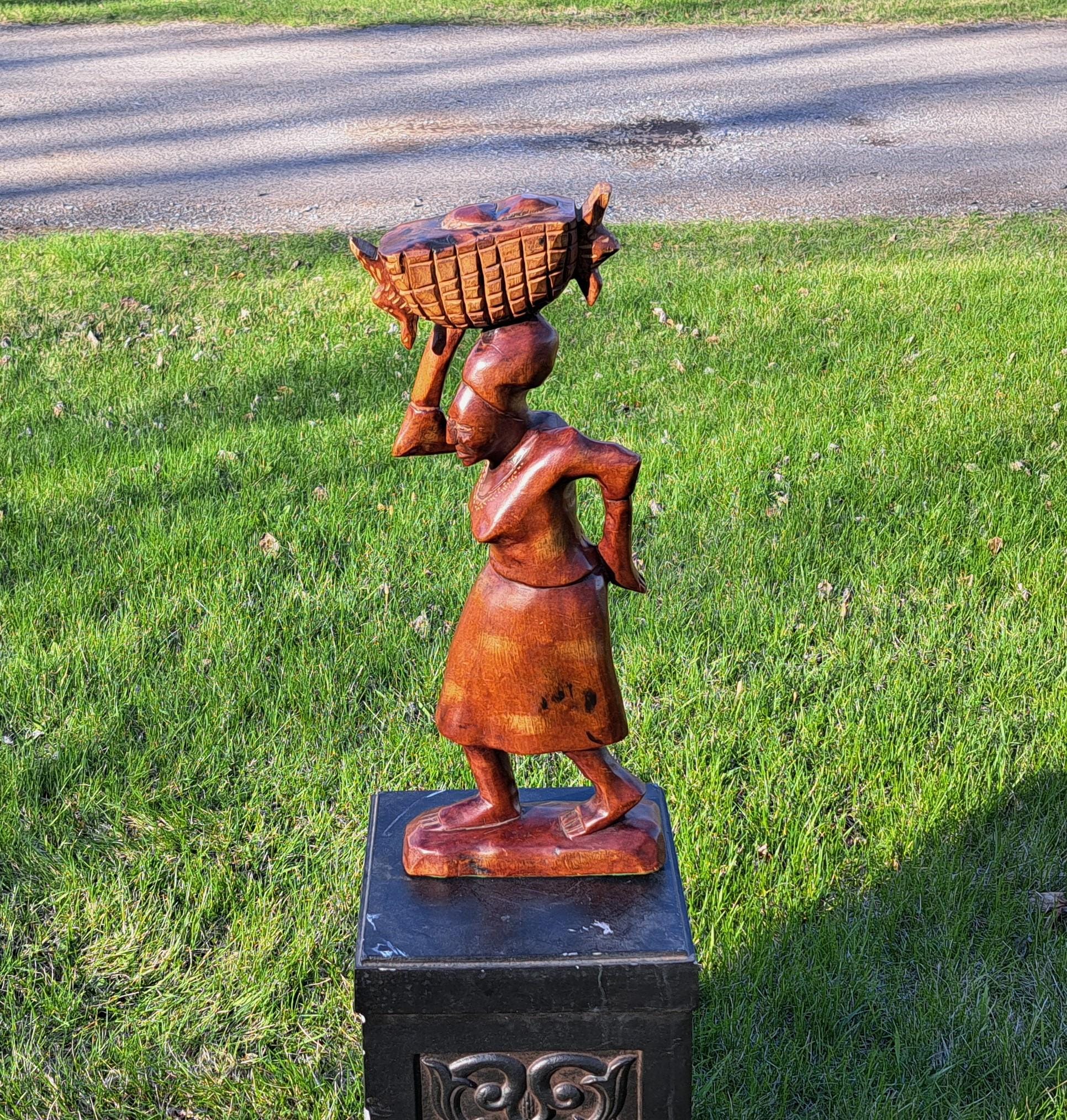 Jamaica wood statue - Etsy 日本
