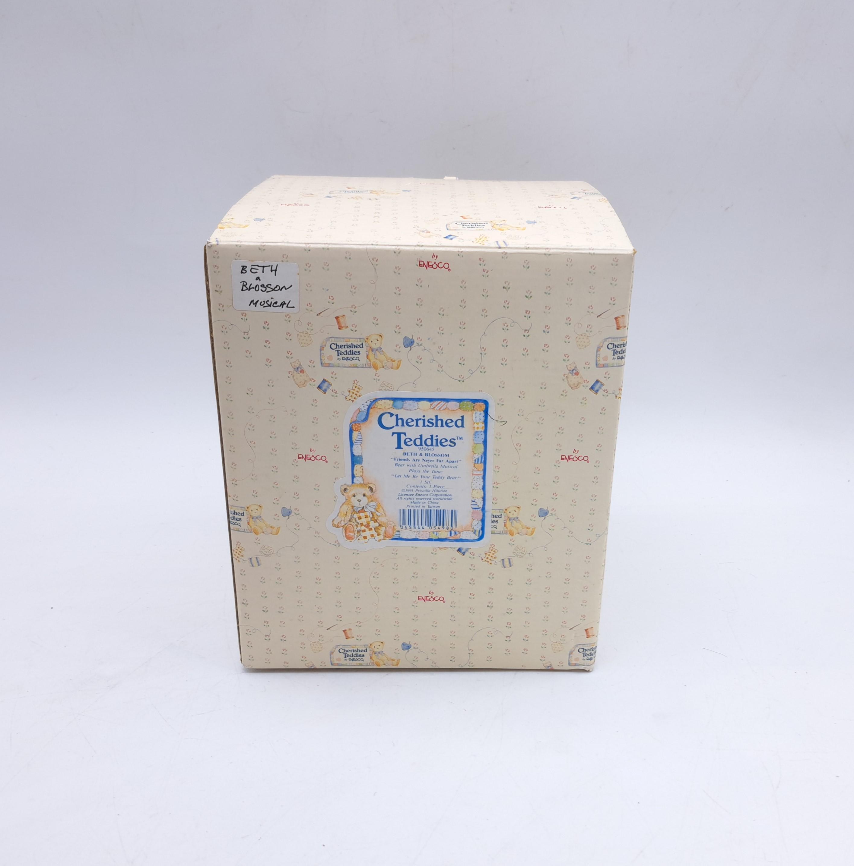 Cherished Teddies Music Box Beth & Blossom Original Box - Etsy Canada