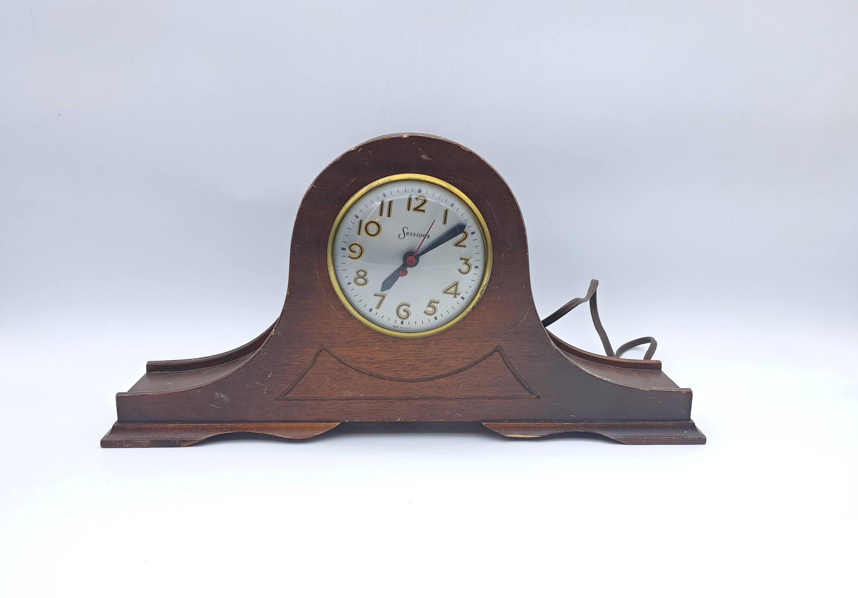1950s Wood Clock - Etsy Canada