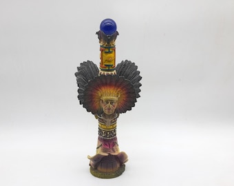 Vintage Native Totem & Knife Stand