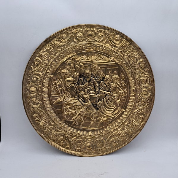 Brass Wall Plaque or Plate