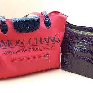 Pair of Simon Chang Bags -Insulated Bag, Tote Bag