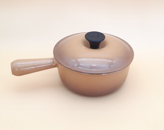 Brown Le Creuset Iron Pot with Lid #18