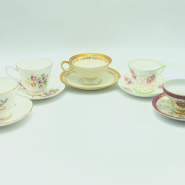 Vintage Teacups -Alka Kunst, Clarence, Regency, Phoenix