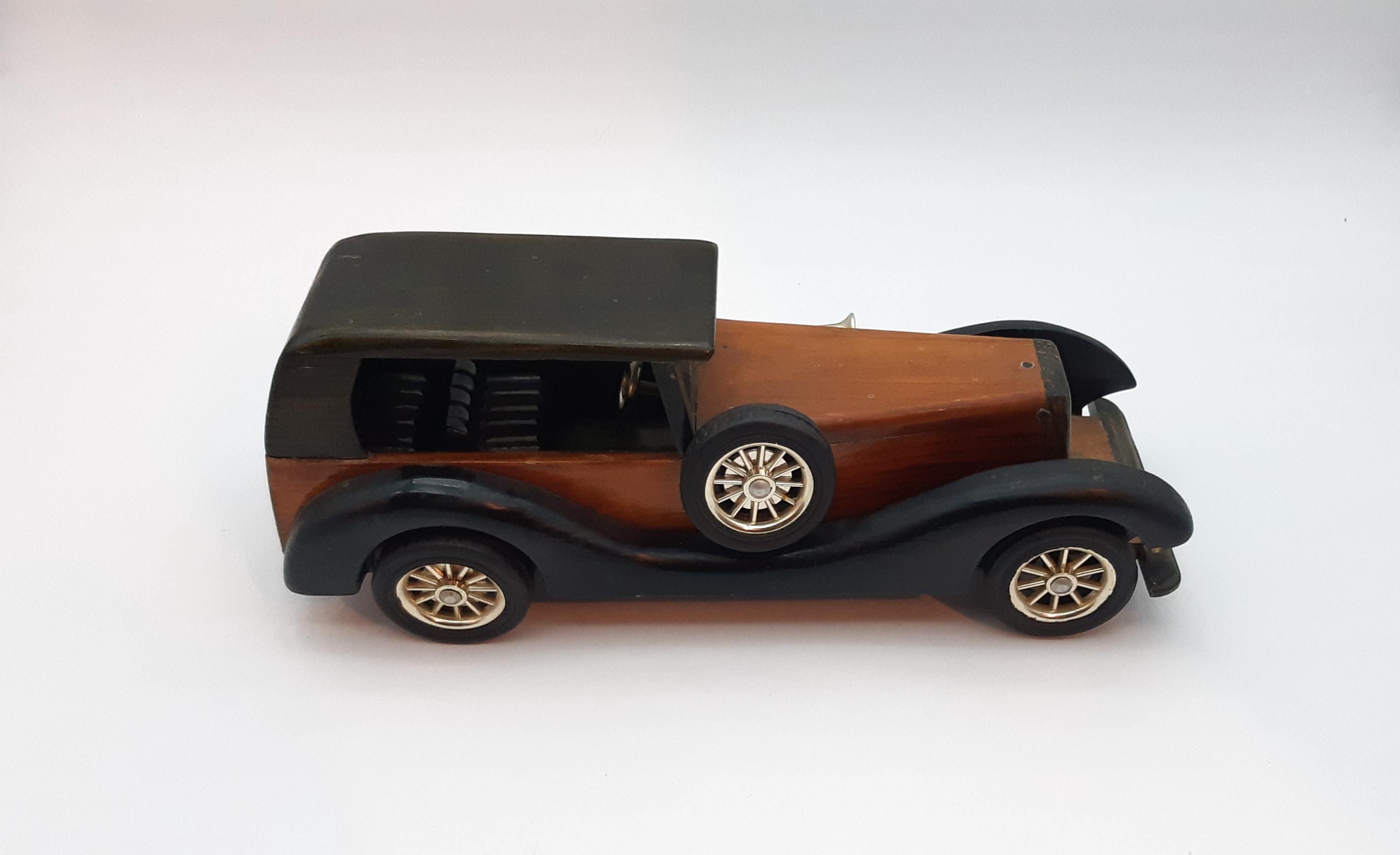 Vintage Wooden Model Car -roadster by Heritage Mint - Etsy Canada