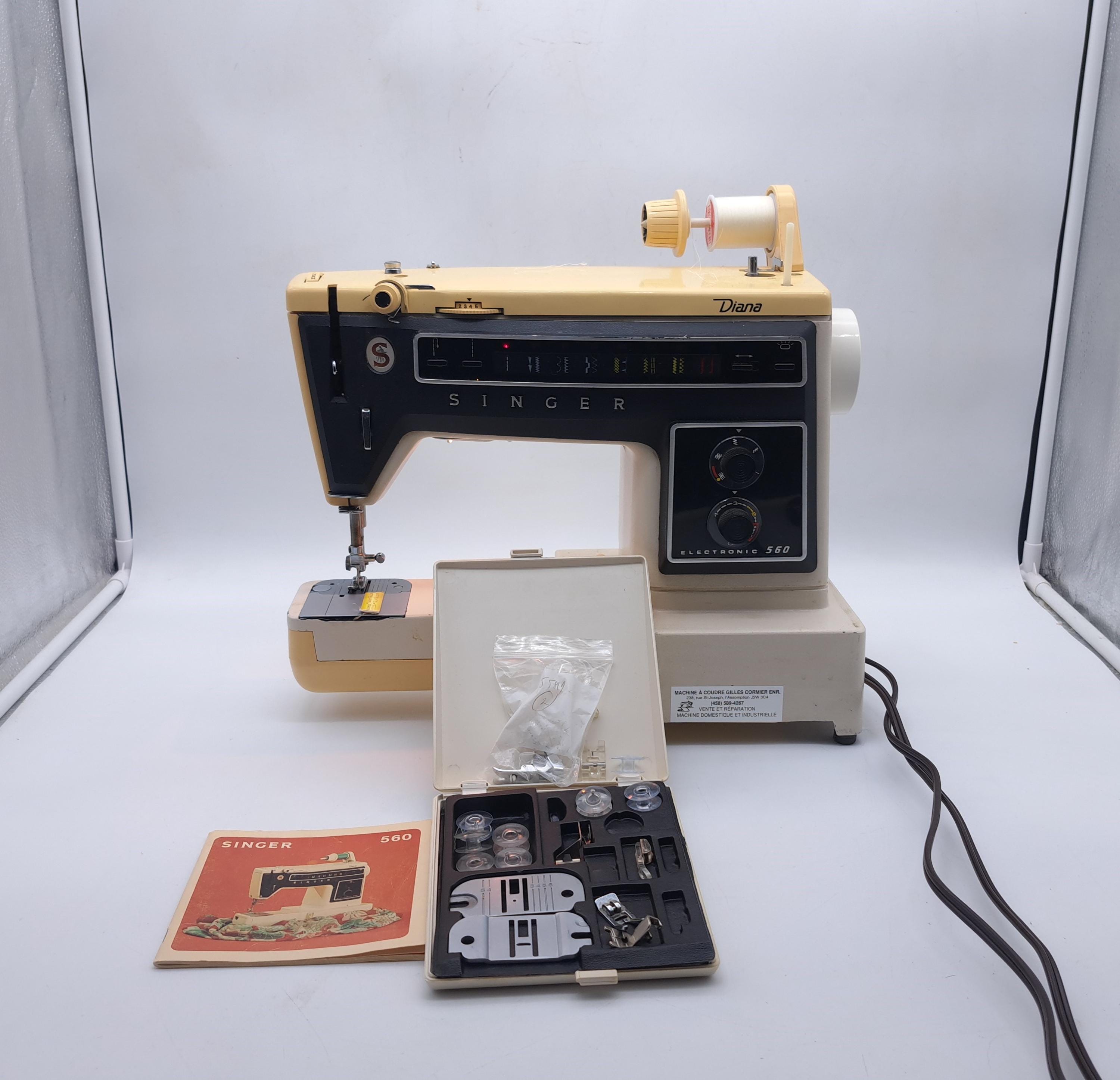 SINGER 古い電動ミシン シンガー ヴィンテージ・ミシンの紹介 備考欄に動画説明の一部訂正が