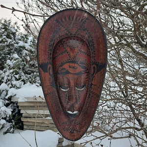 Indonesian Tribal Wall Mask