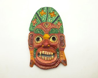 Wood Bhairava Mask
