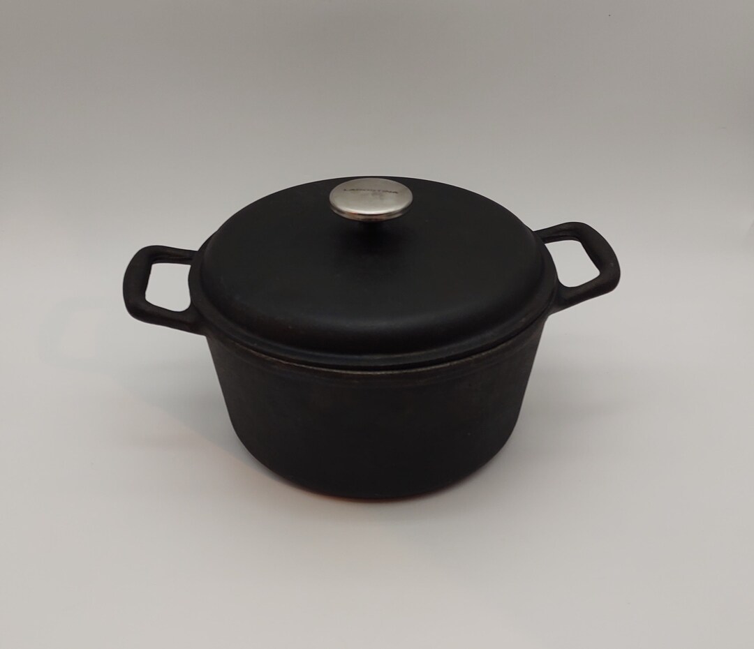 Lagostina Cast Iron Dutch Oven 6 Quarts Etsy