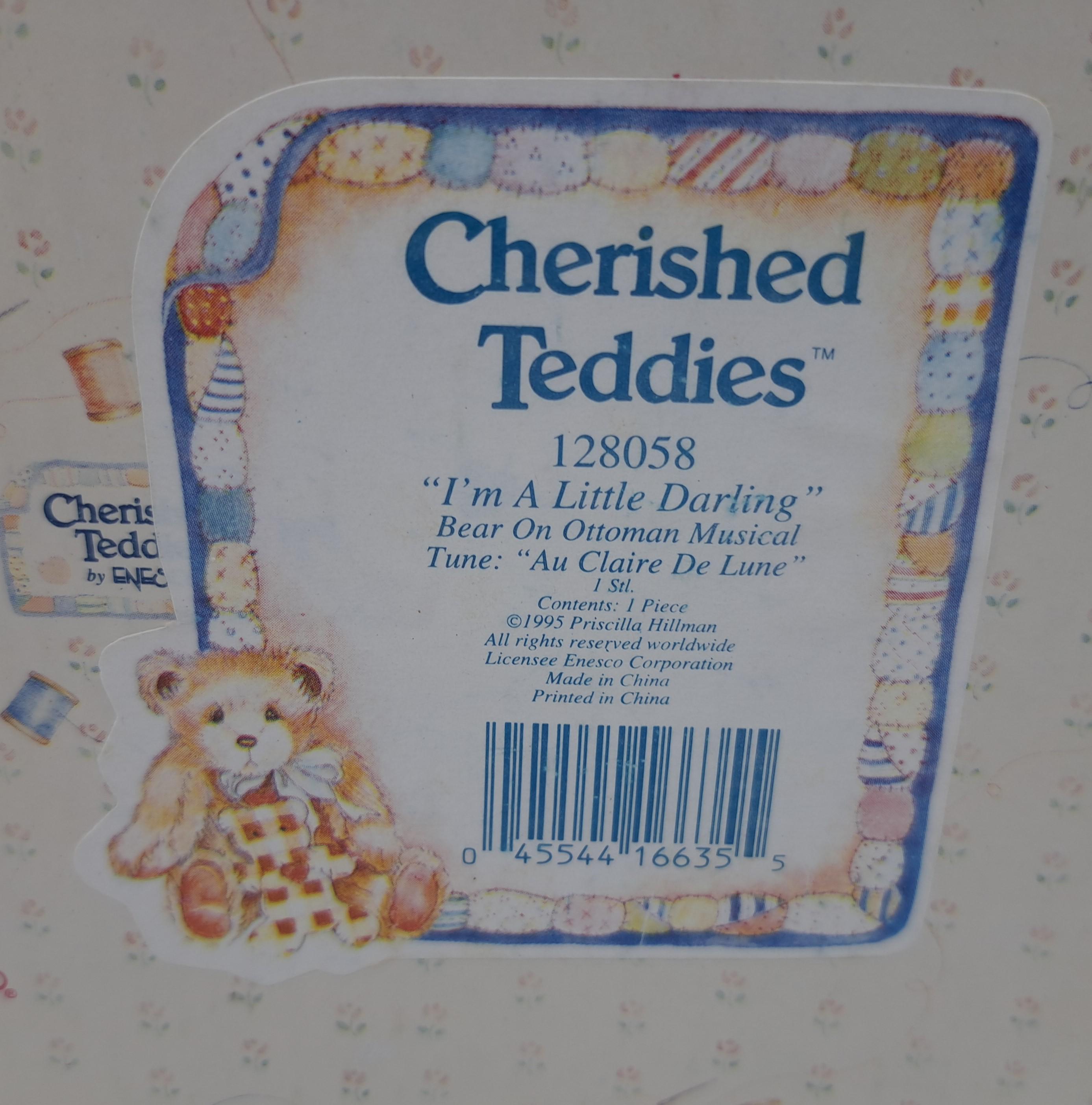 Cherished Teddies Music Box I'm A Little Darling Original Box