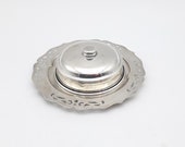 Silver Plated Butter Dish -Viking Plate by Lipman-Levister
