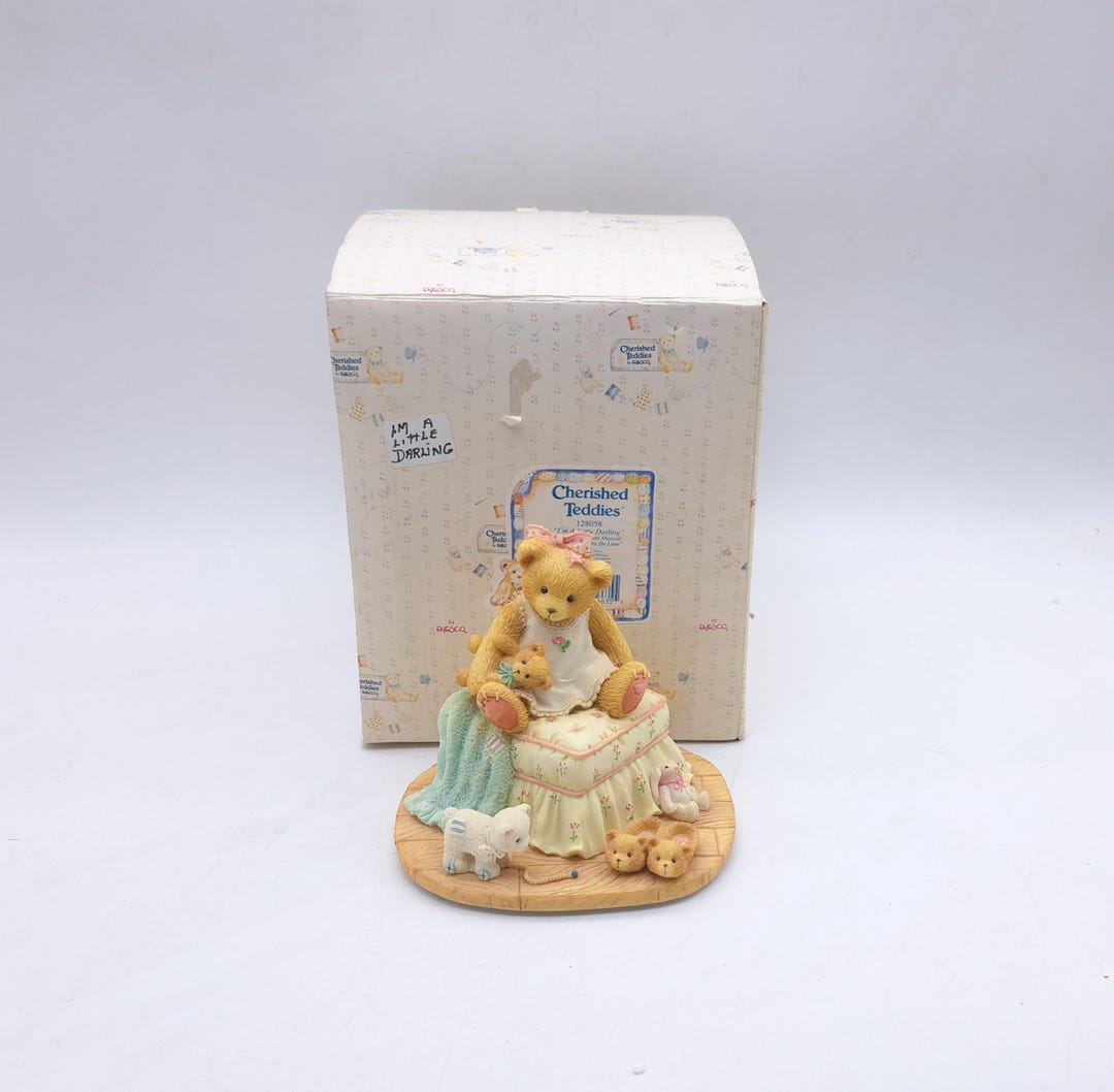 Cherished Teddies Music Box I'm A Little Darling Original Box