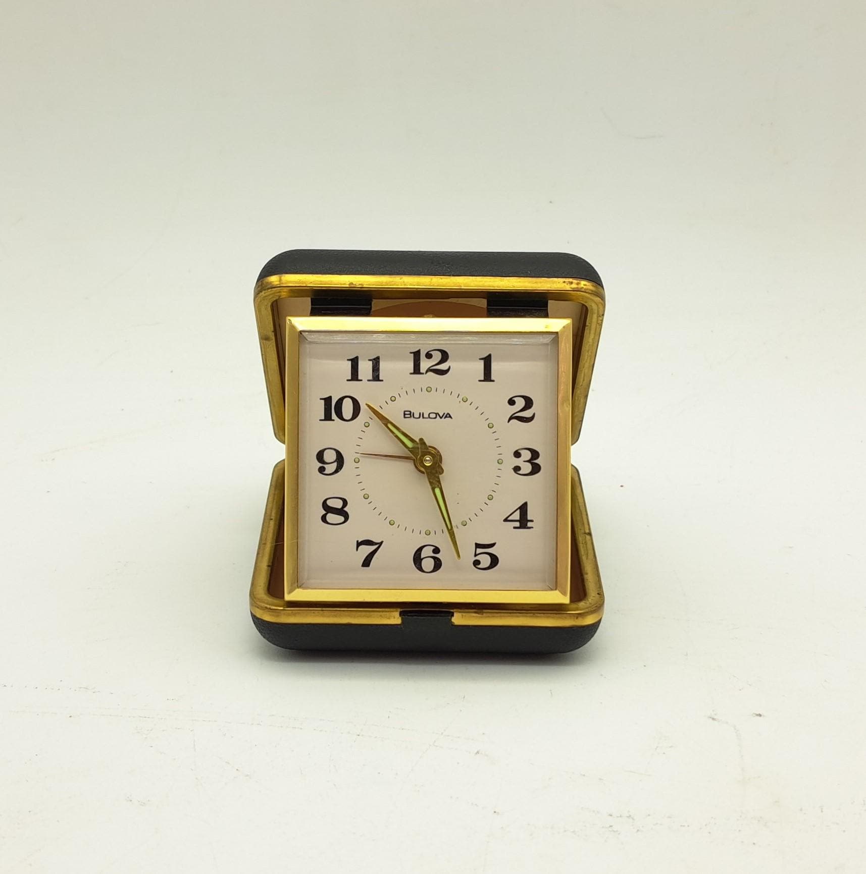 （Bulova）目覚まし時計 Bulova alarm clock - Etsy 日本