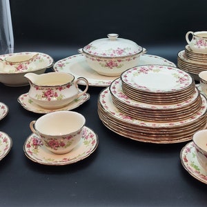 6 Place Dinner Set Alfred Meakin Royal Marigold Rosecliffe - Etsy Australia
