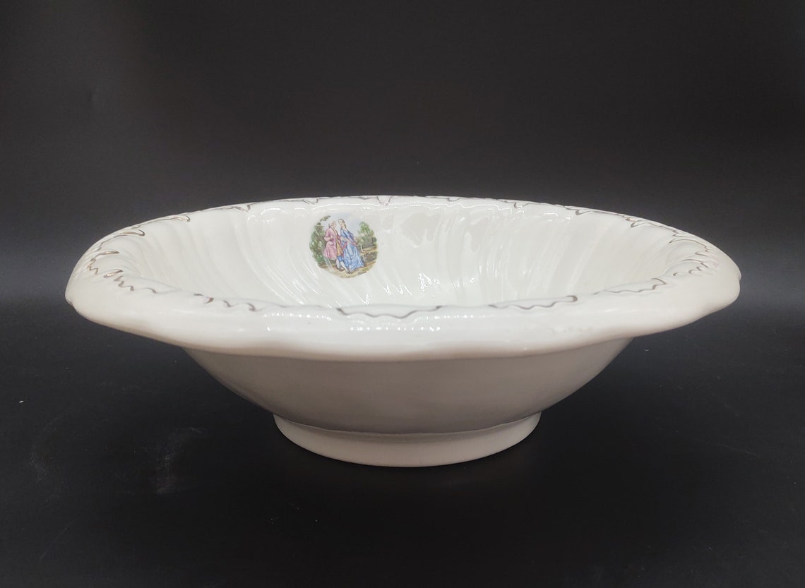 Antique Porcelain Wash Basin & Ewer or Water Jug Etsy