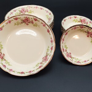 6 Place Dinner Set Alfred Meakin Royal Marigold Rosecliffe Pattern ...