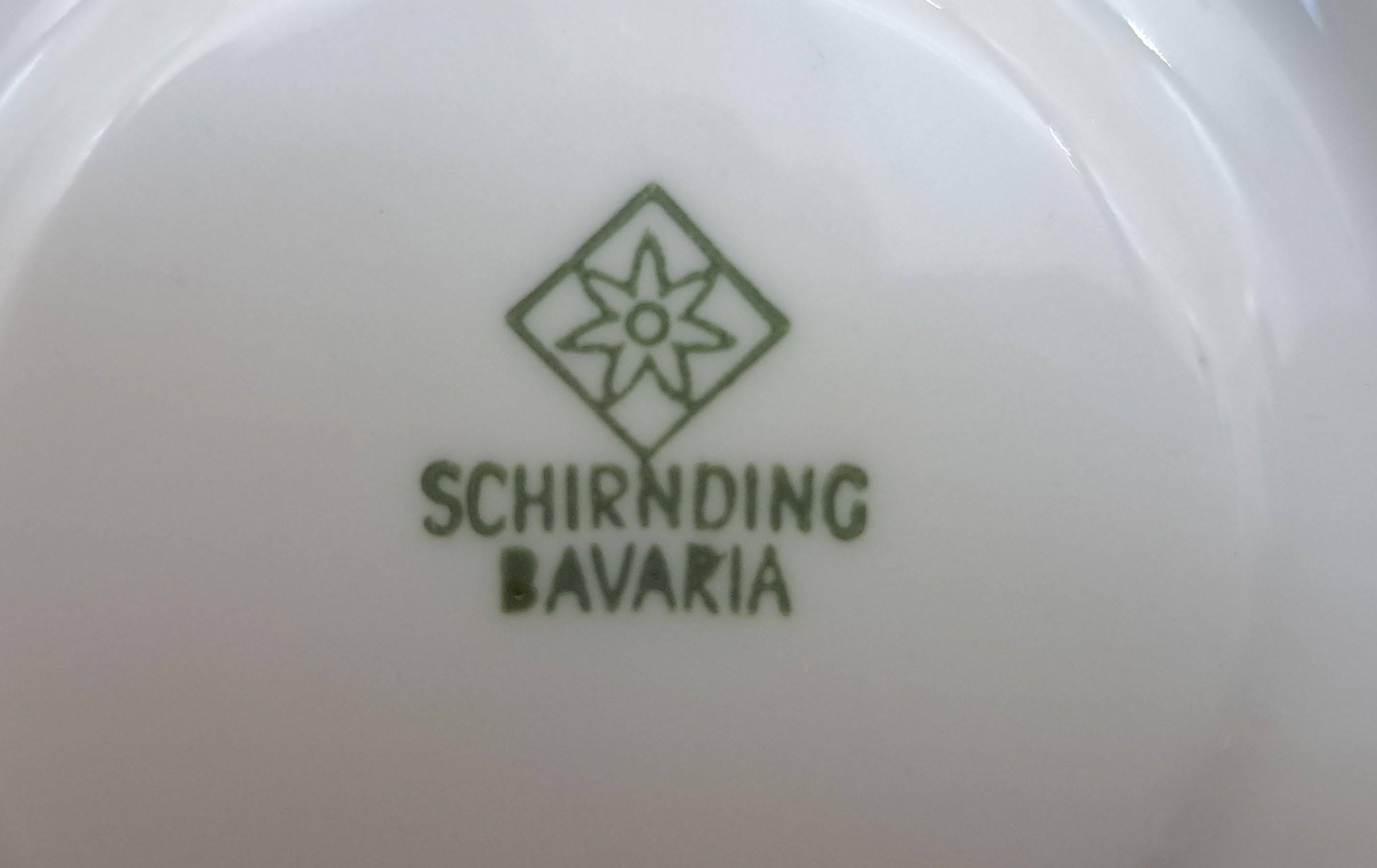 12 Place Dinner and Tea Set by Schirnding Bavaria - Etsy