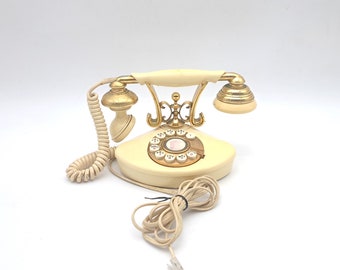 Vintage French Style Retro Rotary Telephone -Cutie