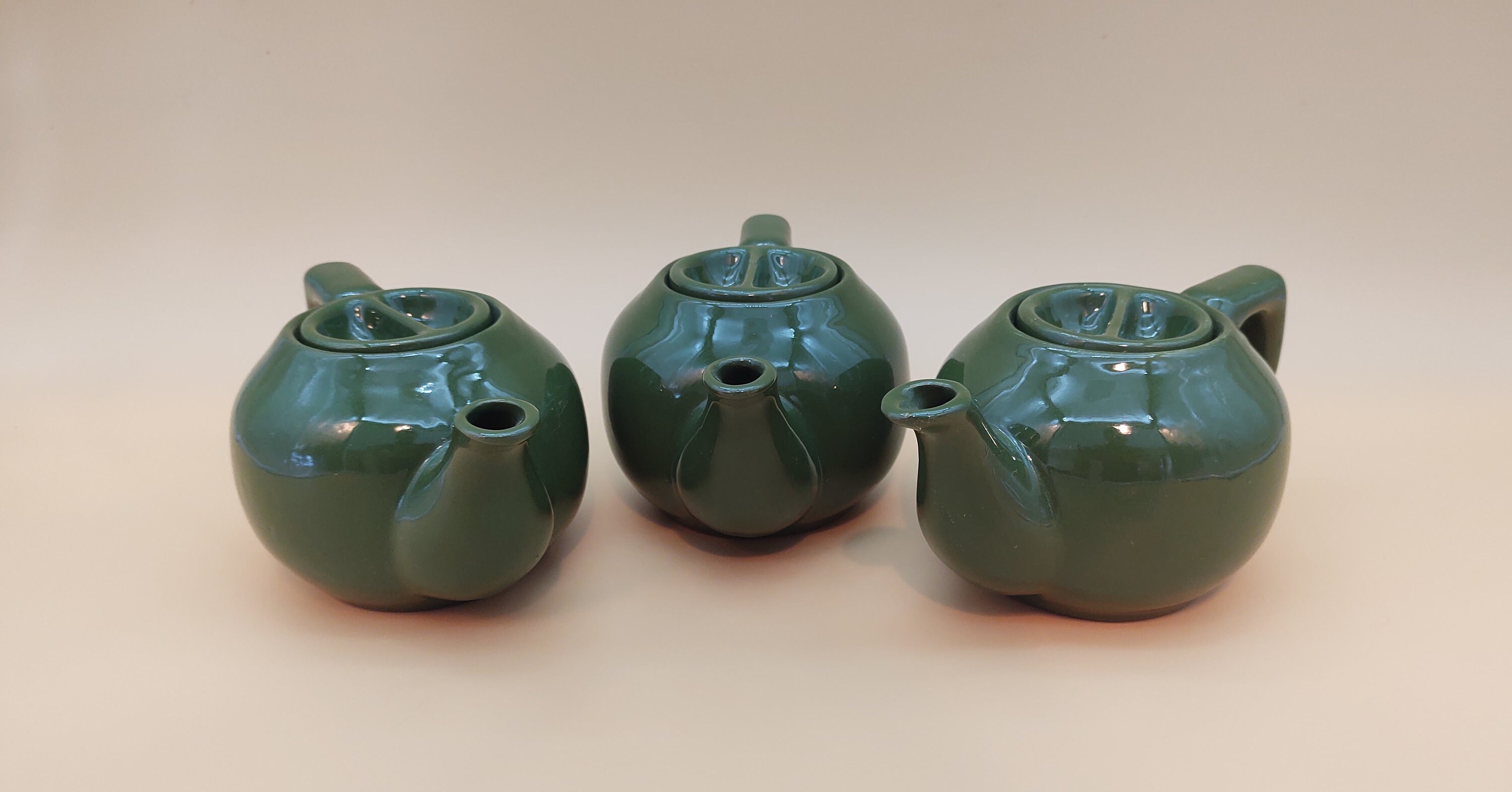 Vintage Unused Green Ceramic Teapot by Beauce Etsy