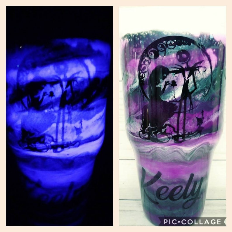 Glow in the dark tumblers Etsy