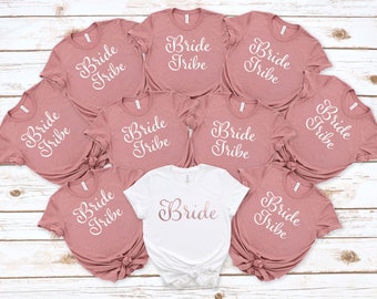 bride and bridal party shirts