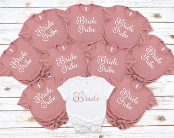 Bachelorette Party Shirts, Bachelorette Shirts, Bride and Squad, Bridal Party T-shirt, Bride's Maid, Funny Bachelorette Shirts, NolaT-shirt