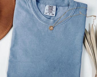 Comfort Colors® Blank Shirt, Soft Premium Unisex Tee, High Quality Plain Shirt for Customization, Ideal for Heat Press and Screen Printing
