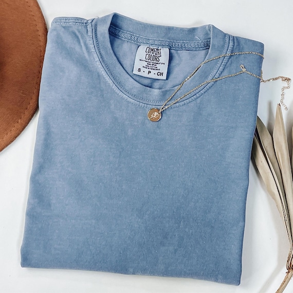 Comfort Colors® Blank Shirt, Soft Premium Unisex Tee, High Quality Plain Shirt for Customization, Ideal for Heat Press and Screen Printing