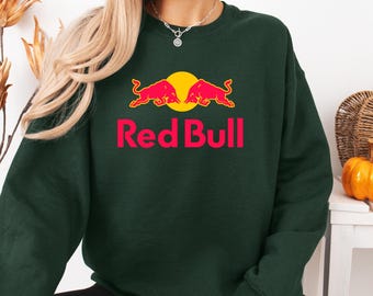 Red Bull Energy Drink Lover Hoodie, Red Bull Gift, Red Bull Logo Sweatshirt, Red Bull Energy Drink