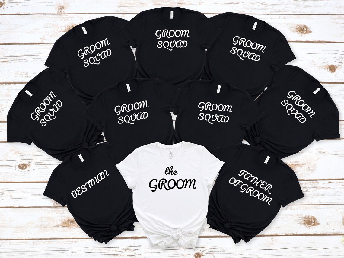 Groom Bachelor Friends Party Shirts Funny Groom Shirts Etsy
