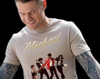Michael Jackson Vintage Graphic Tee, King of Pop Shirt, Retro MJ Dance T-Shirt, 80s Music Legend Tee, Unisex Concert Fan Shirt