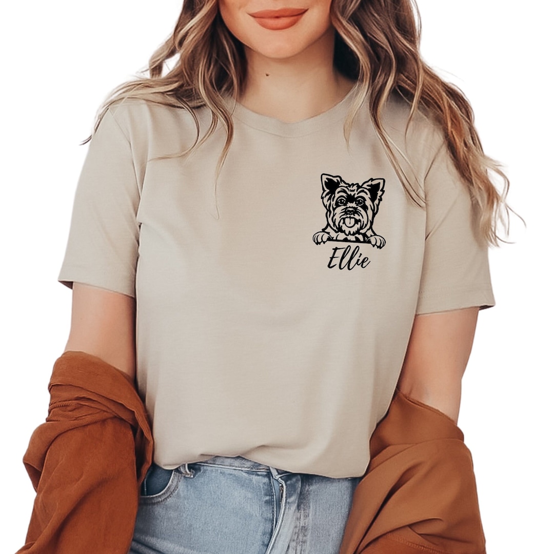 Personalized Dog Breed Shirt Custom Dog Face Shirt Etsy