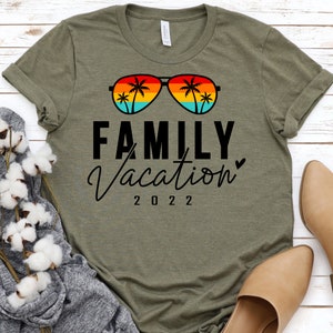 Family Vacation 2022 T-shirt Family Travel Tee Custom Summer - Etsy