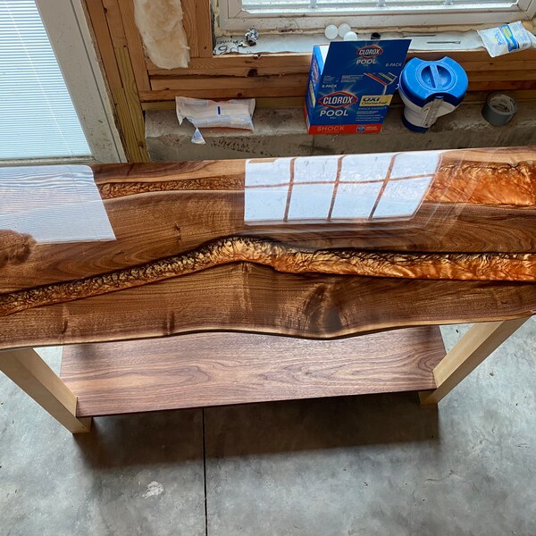 Live Edge Table Epoxy Etsy